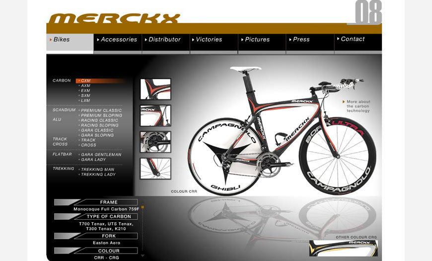 Eddy Merckx website